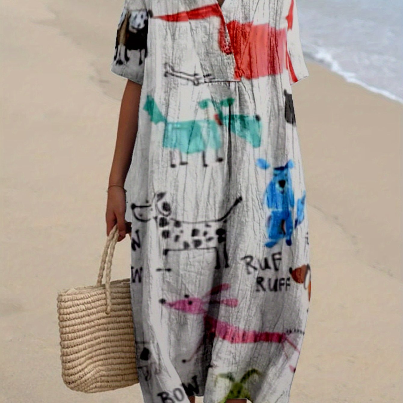 Kiara|Desenli Elbise