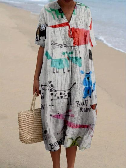 Kiara｜Desenli Elbise