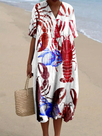 Nerea｜Desenli Elbise