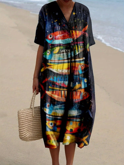 Kiara｜Desenli Elbise