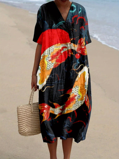 Mara｜Desenli Elbise