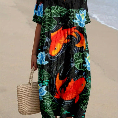 Mara｜Desenli Elbise