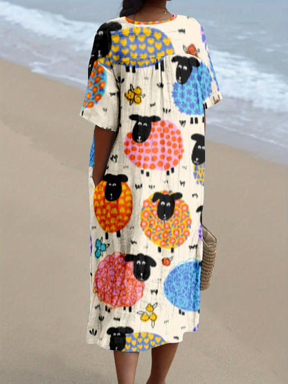 Dafne｜Desenli Elbise