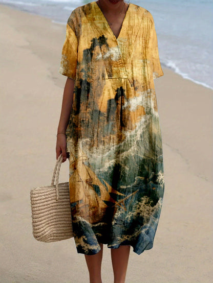 Isabel｜Desenli Elbise