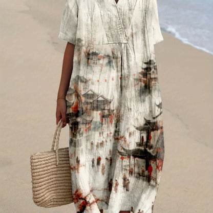 Isabel｜Desenli Elbise