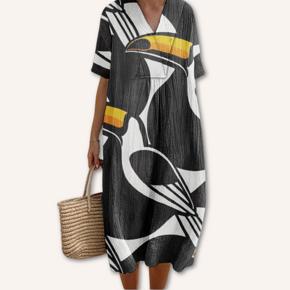 Bianca｜Desenli Elbise