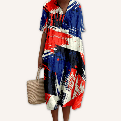 Samira｜Desenli Elbise