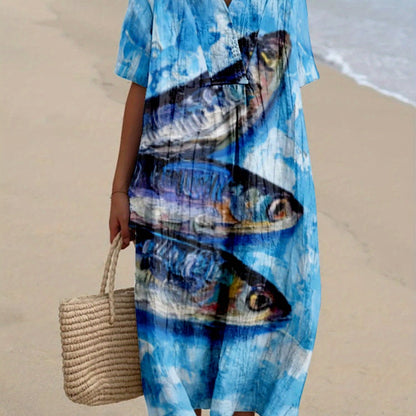 Nerea｜Desenli Elbise