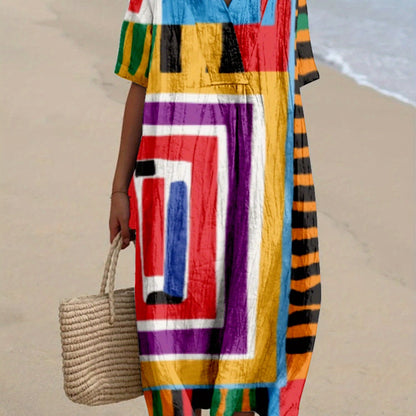 Nerea｜Desenli Elbise