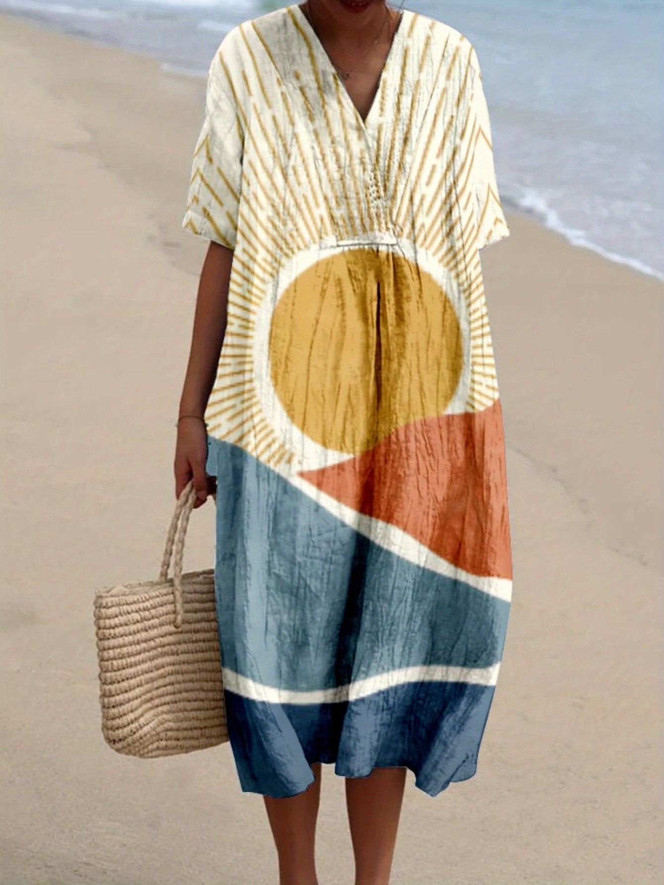 Ivette｜Desenli Elbise