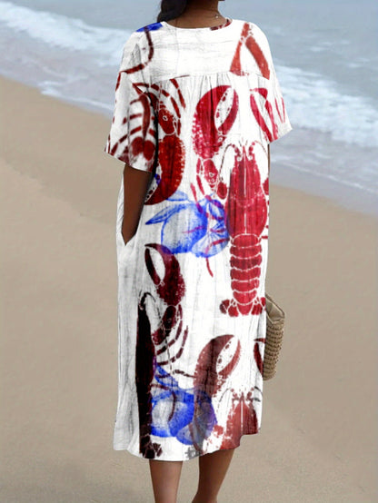 Nerea｜Desenli Elbise