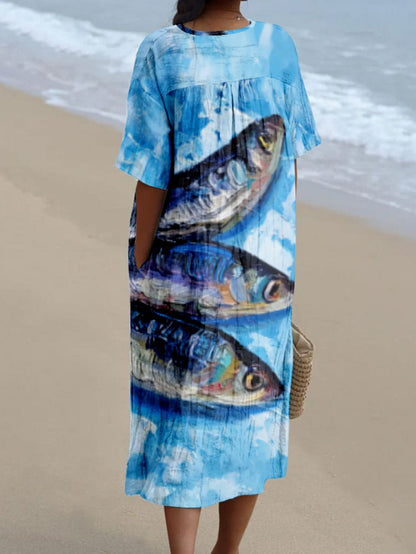 Nerea｜Desenli Elbise