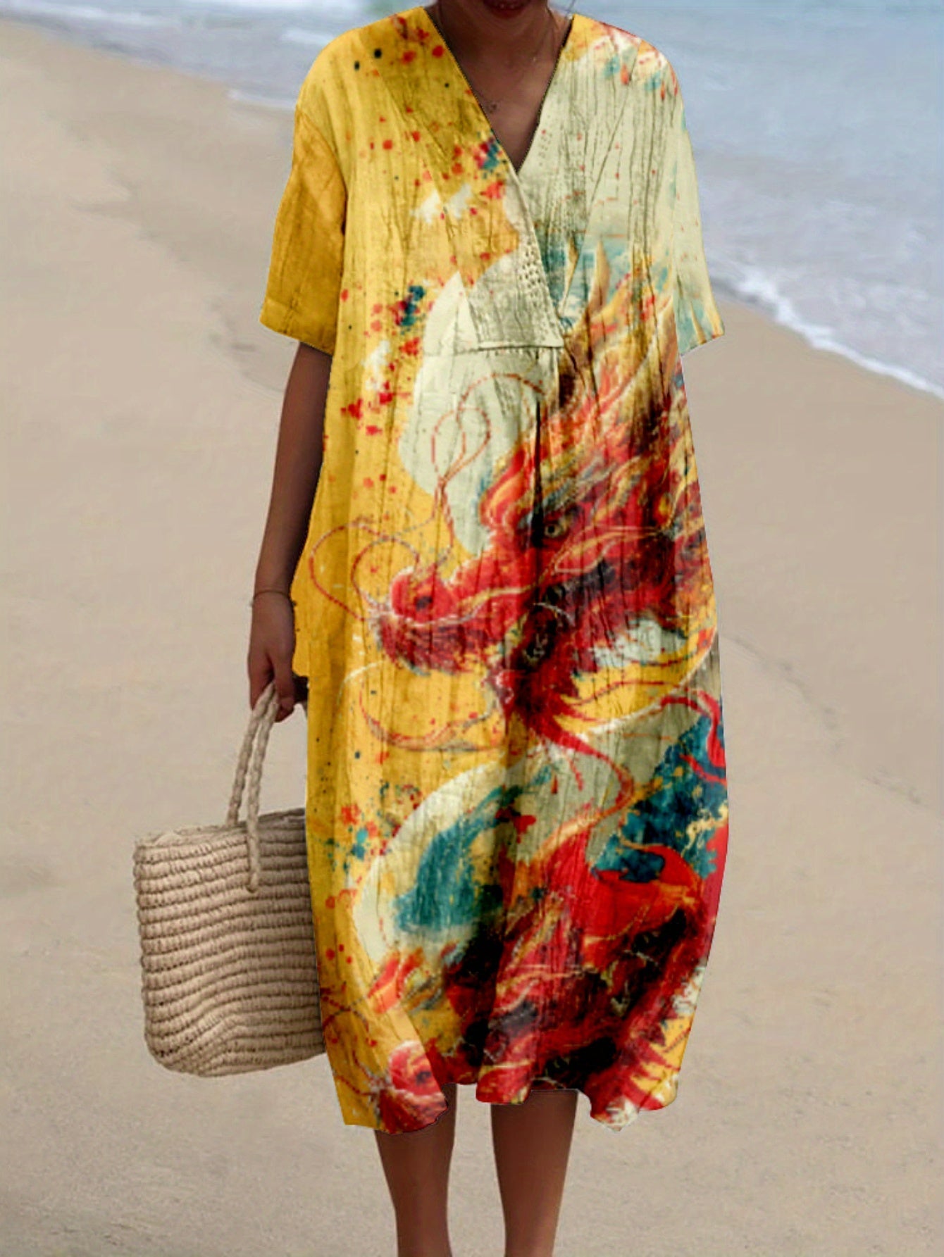 Isabel｜Desenli Elbise