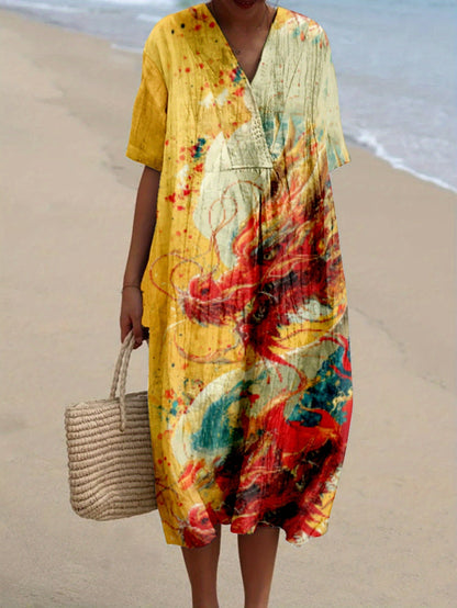 Isabel｜Desenli Elbise