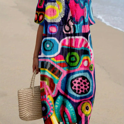 Nerea｜Desenli Elbise