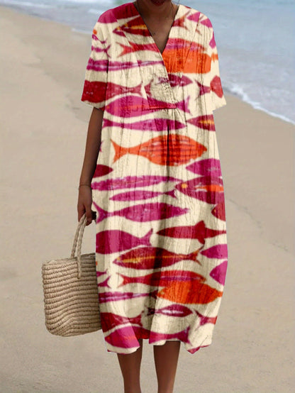 Kiara｜Desenli Elbise