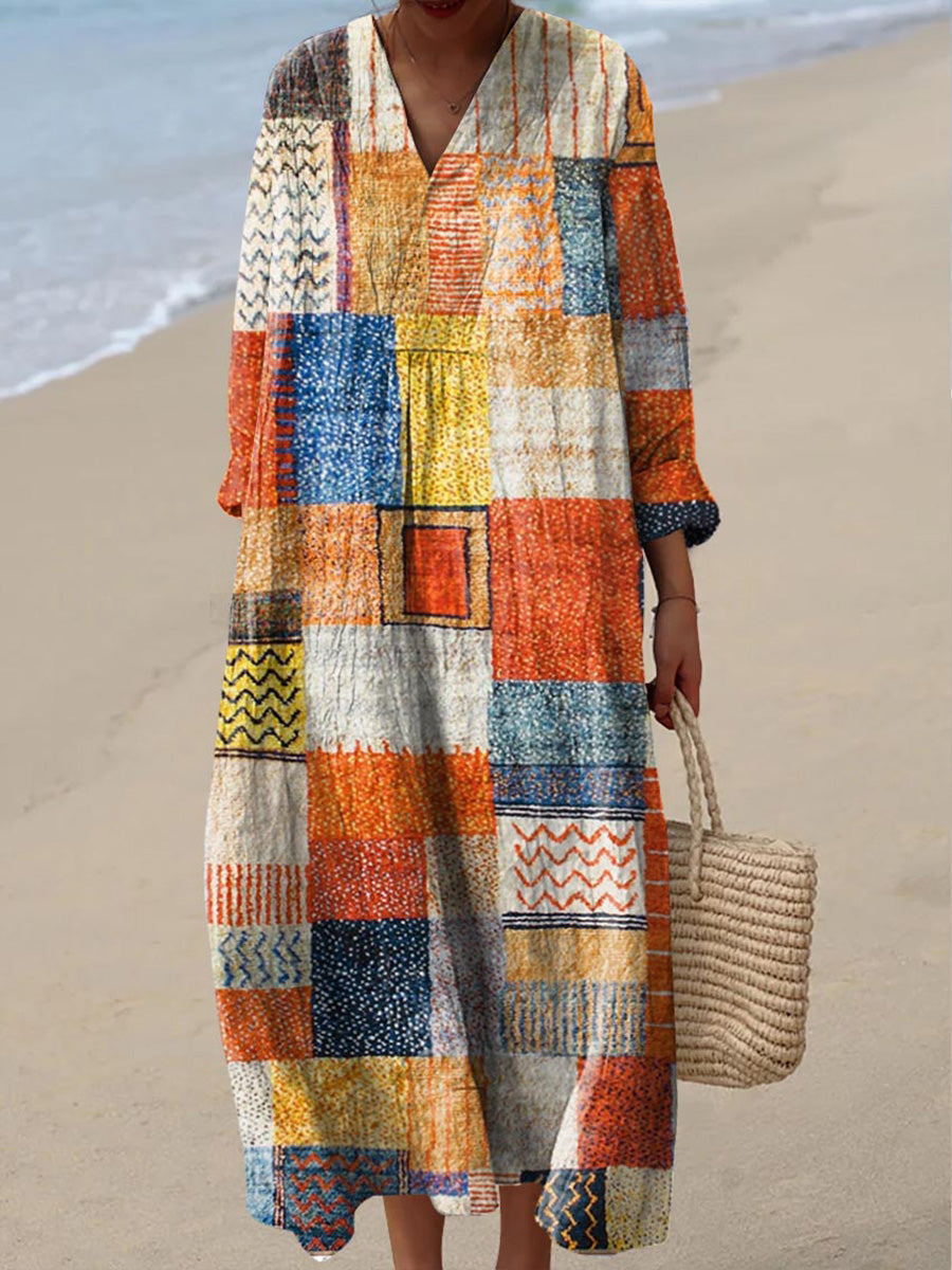 Nayla｜Desenli Elbise